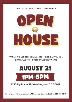 Open House Flyer